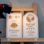 Placa marmura gravata auriu